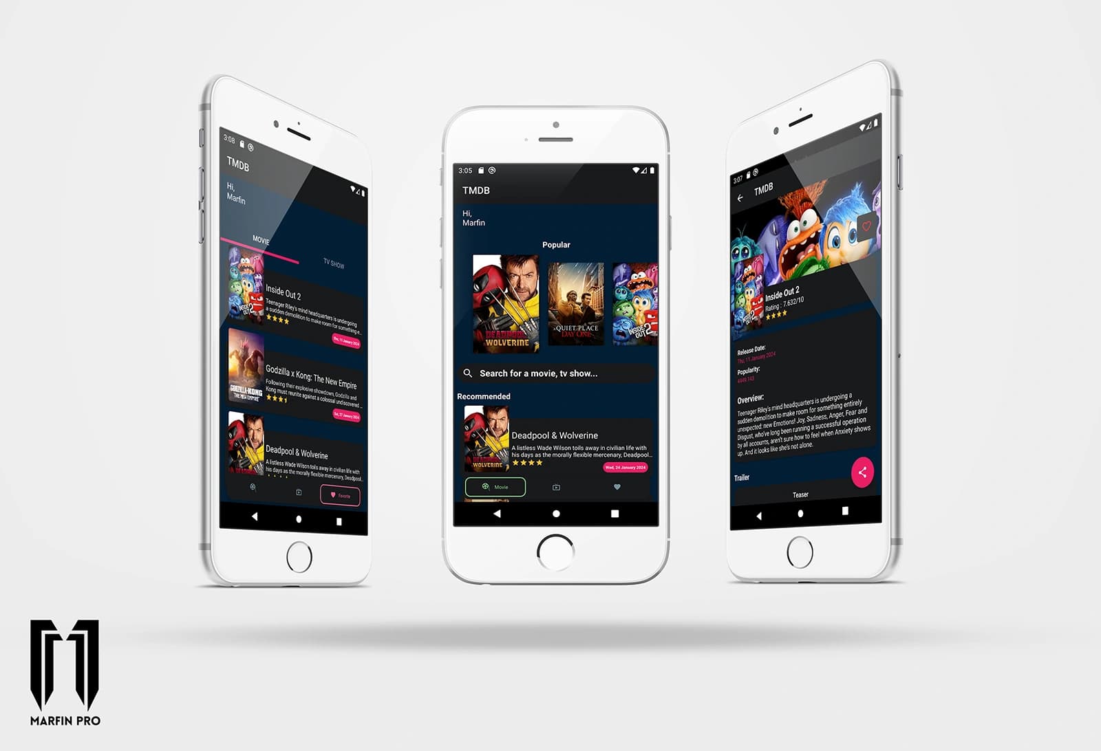 TMDB App — project preview