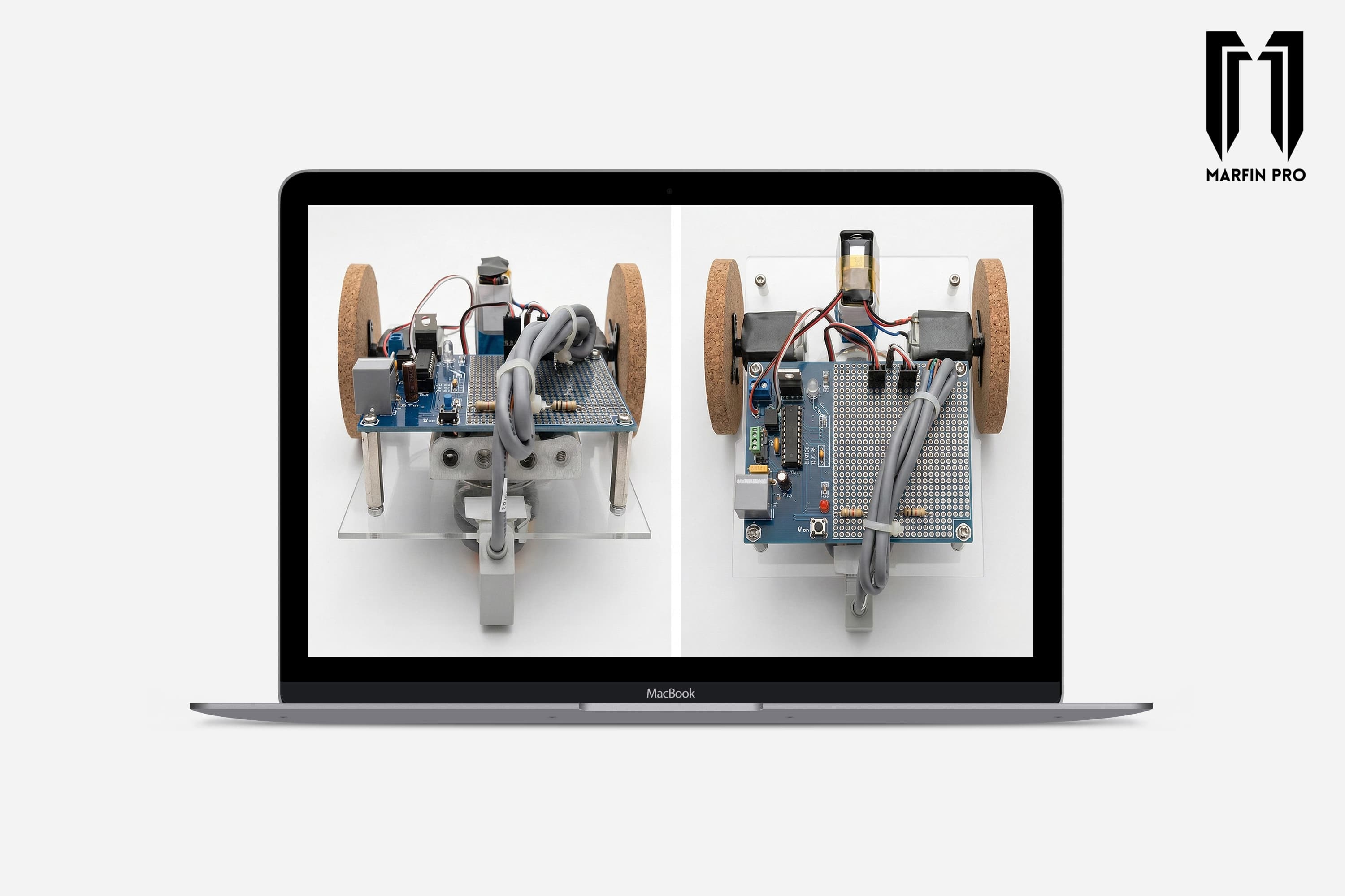 Line Follower Robot - PIC16F84 — project preview