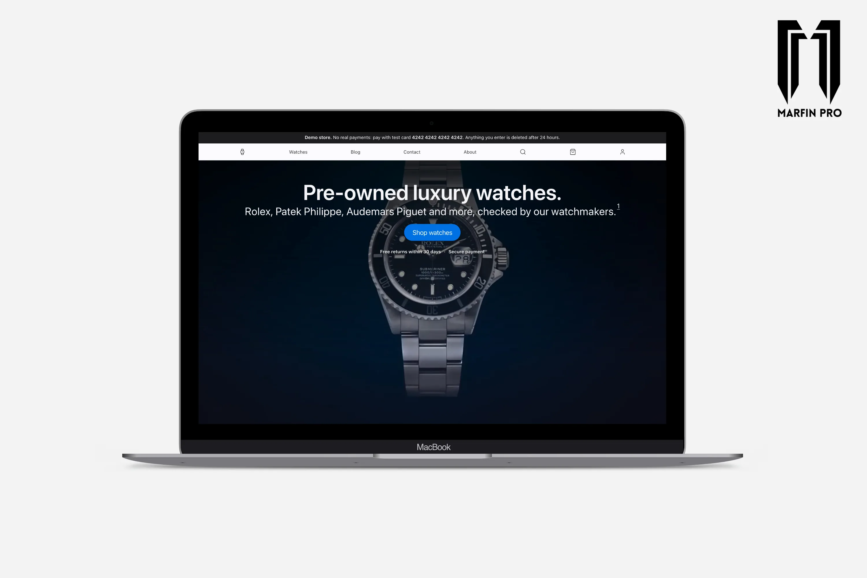 Marfin Watches — project preview