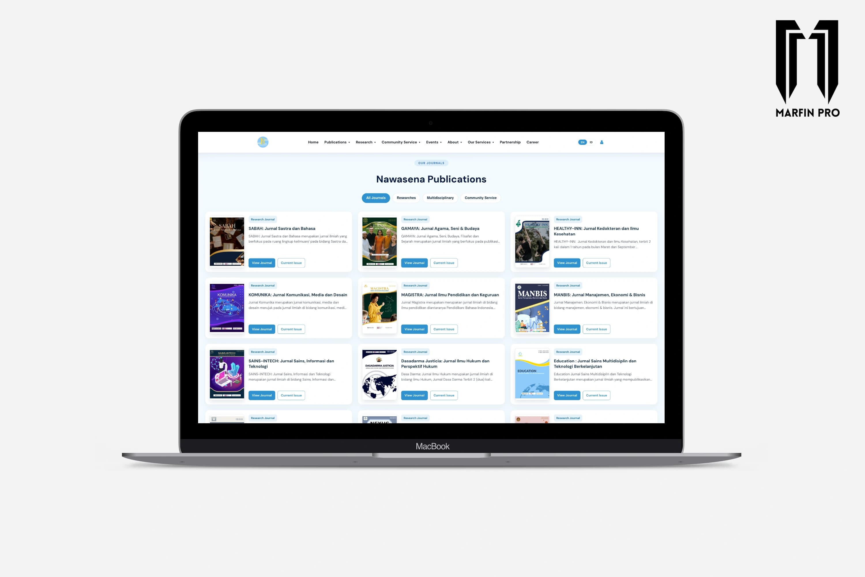 Academic Journal Platform — project preview