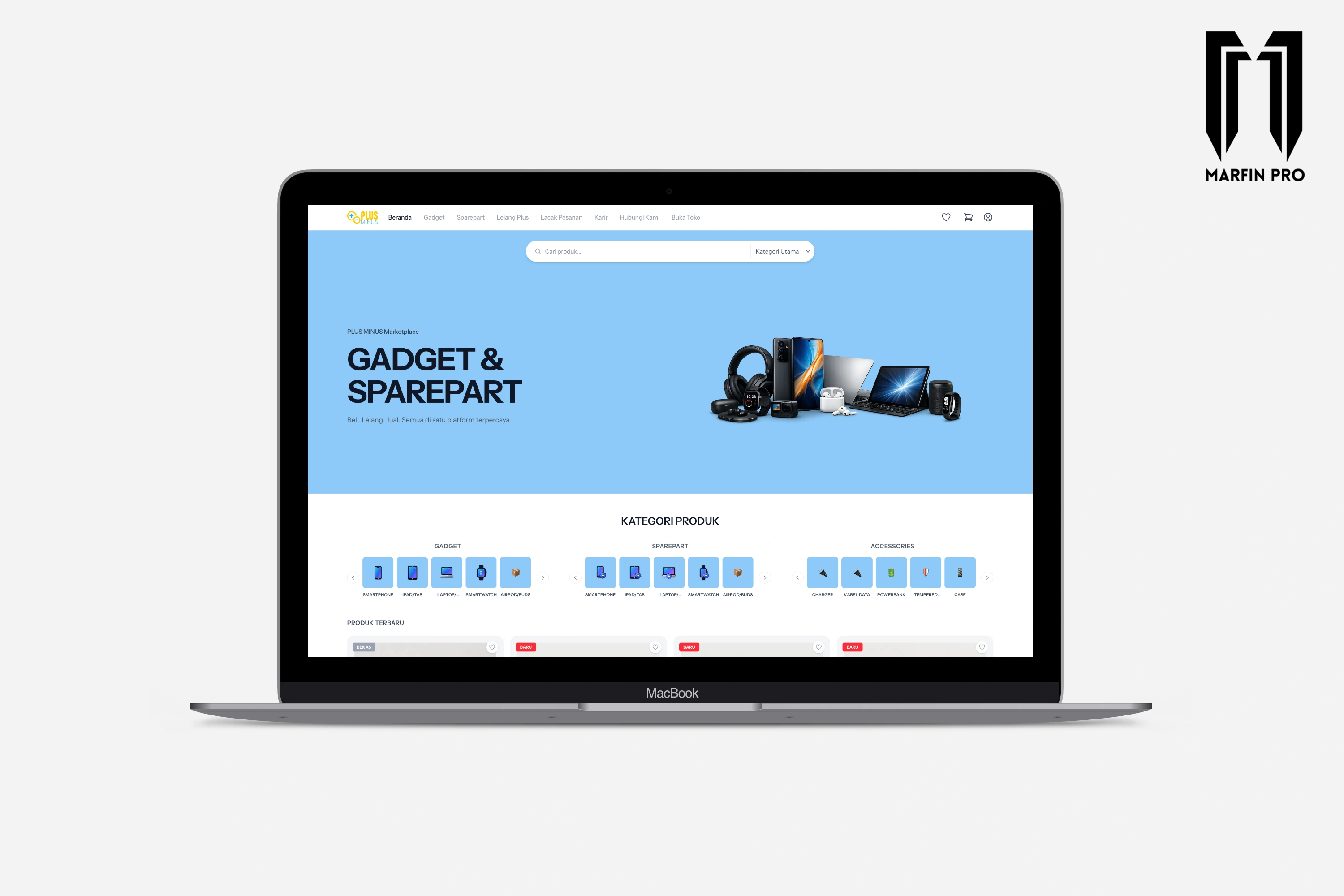 Gadget-Sparepart Marketplace — project preview